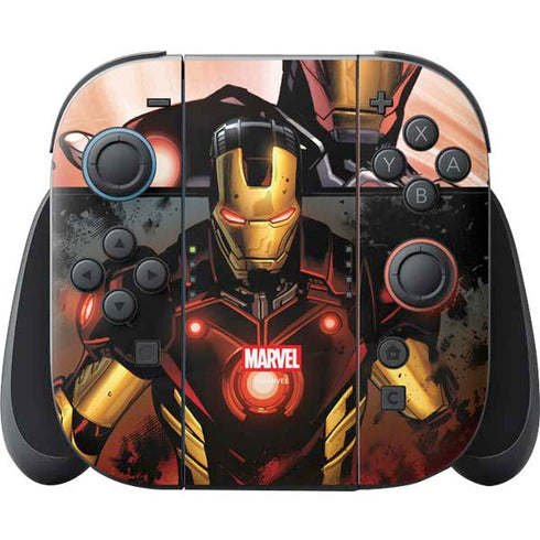 Marvel Iron Man Three Panel Nintendo Skins